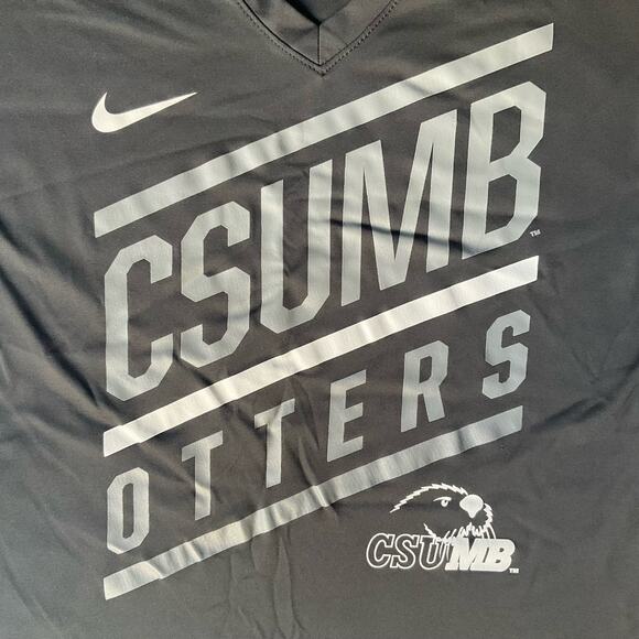 Nike Women’s Short Sleeve V-neck T-shirt size S, Olive Green, Scumb Otters - Picture 5 of 11